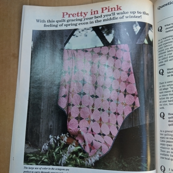 Vintage Quilt Craft Magazine April 1992 Quilting Quilt Patterns - Picture 2 of 10